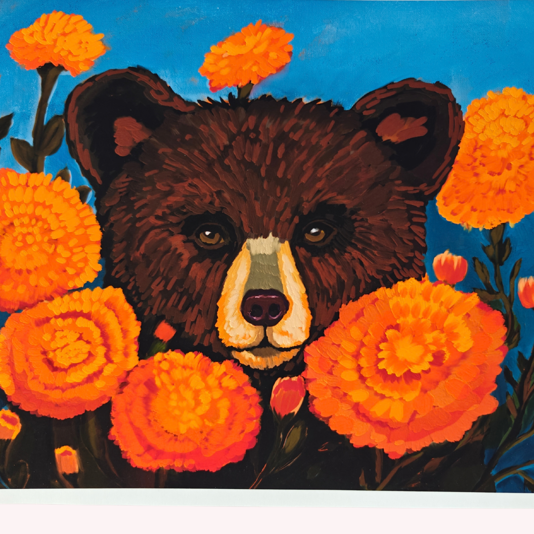 Marigold Oso Print