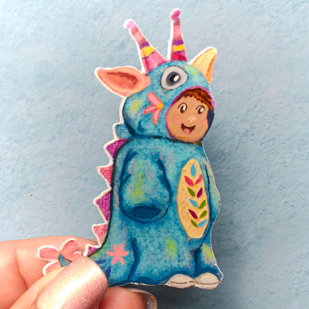 Chico Alebrije Glossy Sticker