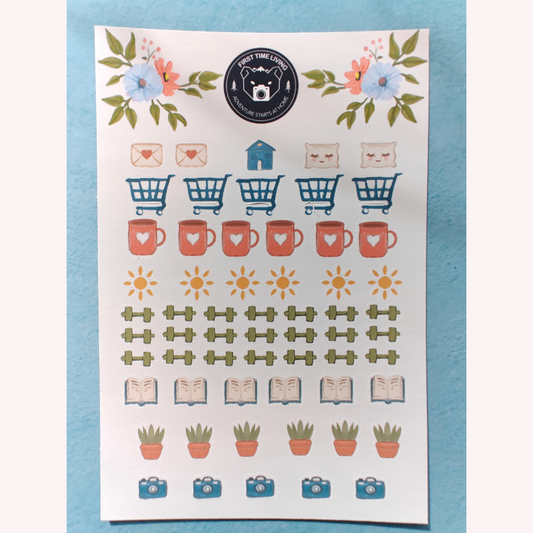Everyday Errands Sticker Sheet
